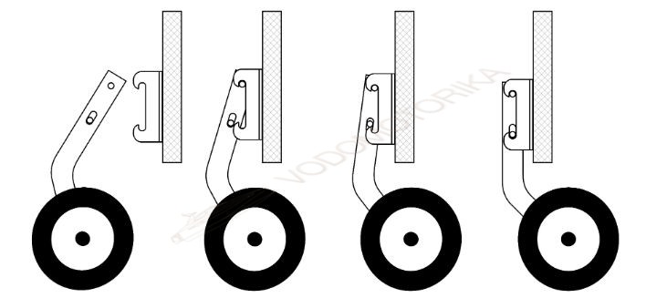 Транцевые колеса Handy Wheels BHW-2