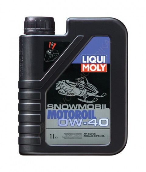 Синтетическое моторное масло для снегоходов Snowmobil Motoroil 10W-40