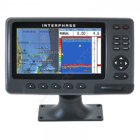 Картплоттер/эхолот INTERPHASE ChartMaster PRO с выносной GPS