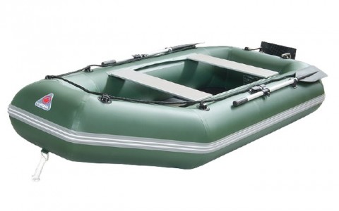 Лодка надувная YUKONA 260 GT без настила с транцем ( зеленый )