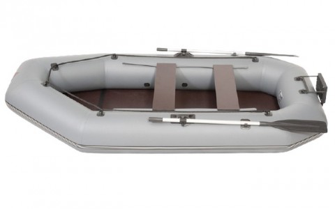 Лодка надувная YUKONA 260 GT без настила с транцем ( серый )