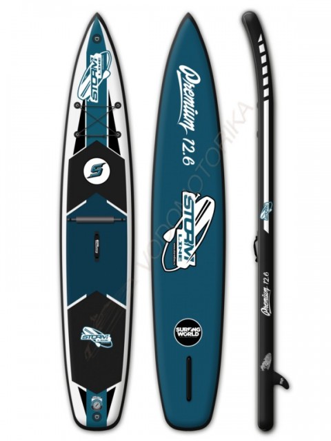 Надувная доска для SUP серфинга Stormline Premium Model 12.6 Race Series
